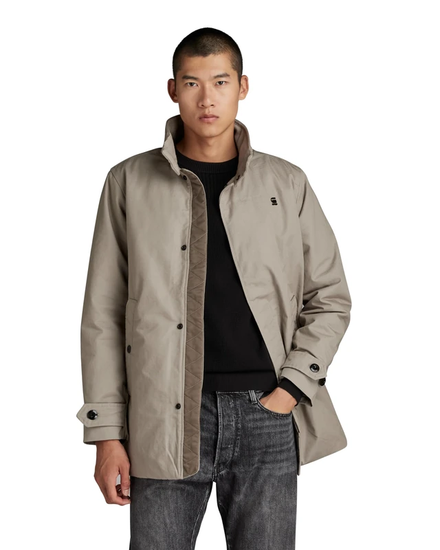 G-Star Men's Padded trench, Grey (elephant skin D23627-D342-G106), M