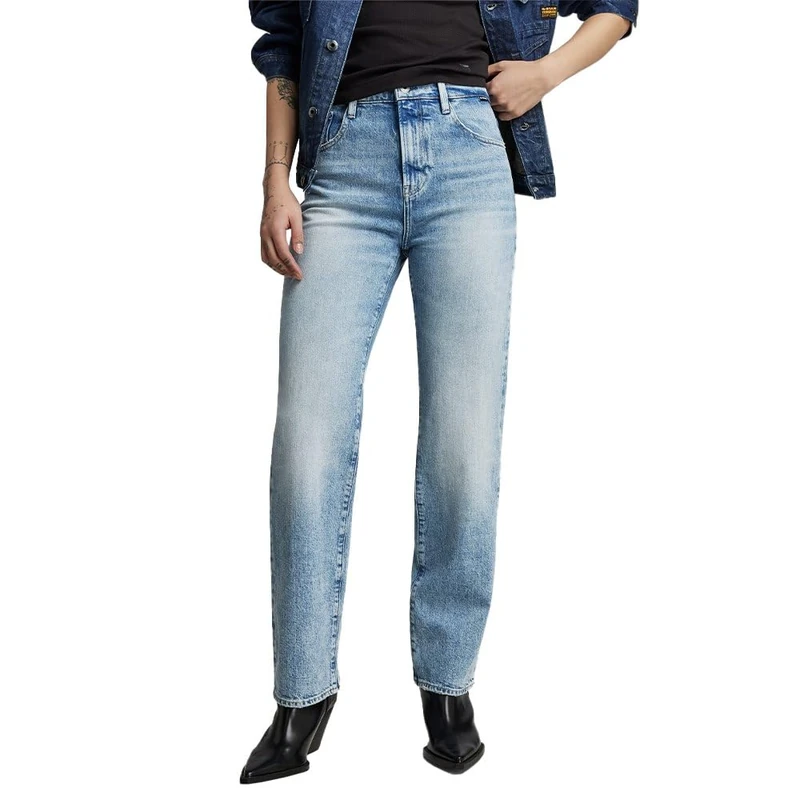 G-Star Women's Viktoria High Straight Jeans, Blue (vintage olympic blue D23959-D434-D905), 26W / 32L