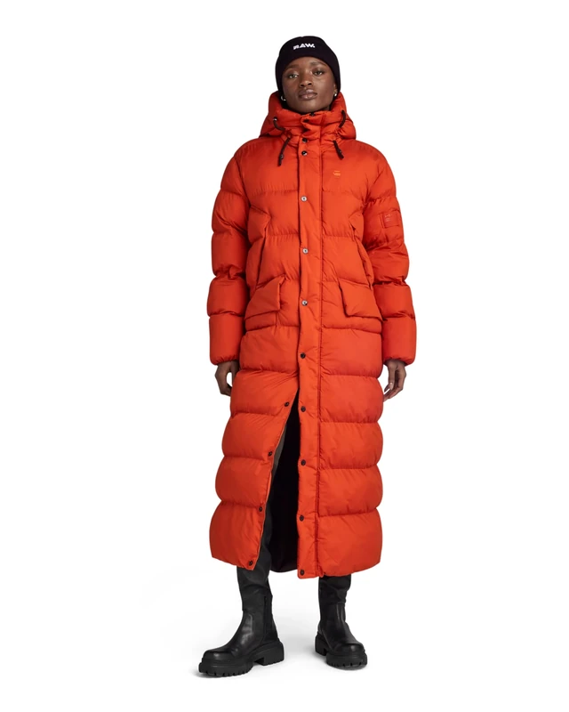 G-Star Women's Whistler Long Puffer wmn, Orange (rooibos tea D23537-D199-G052), L