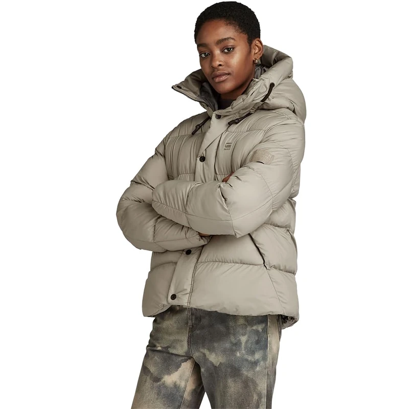 G-Star Women's Whistler Short Puffer Jacket - Grey, Size S