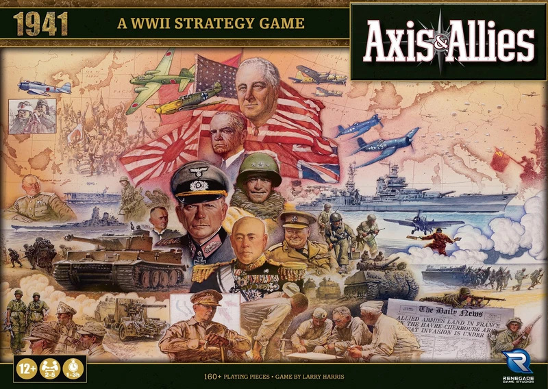 Renegade Game Studios | Axis & Allies: 1941 | Board Game | Ages 12+ | 2-5 Players | 60-180 Minutes Playing Time - Image 1