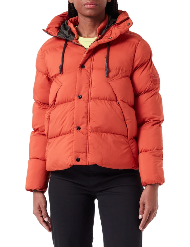 G-Star Women's Whistler Short Puffer wmn, Orange (rooibos tea D23534-D199-G052), S