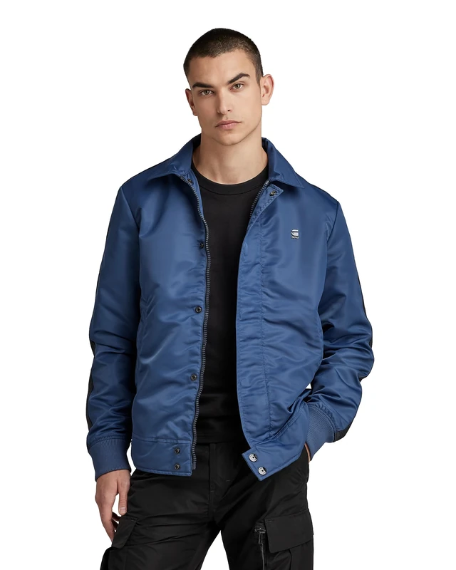 G-Star Men's Harrington jacket, Blue (rank blue D23650-C143-868), L