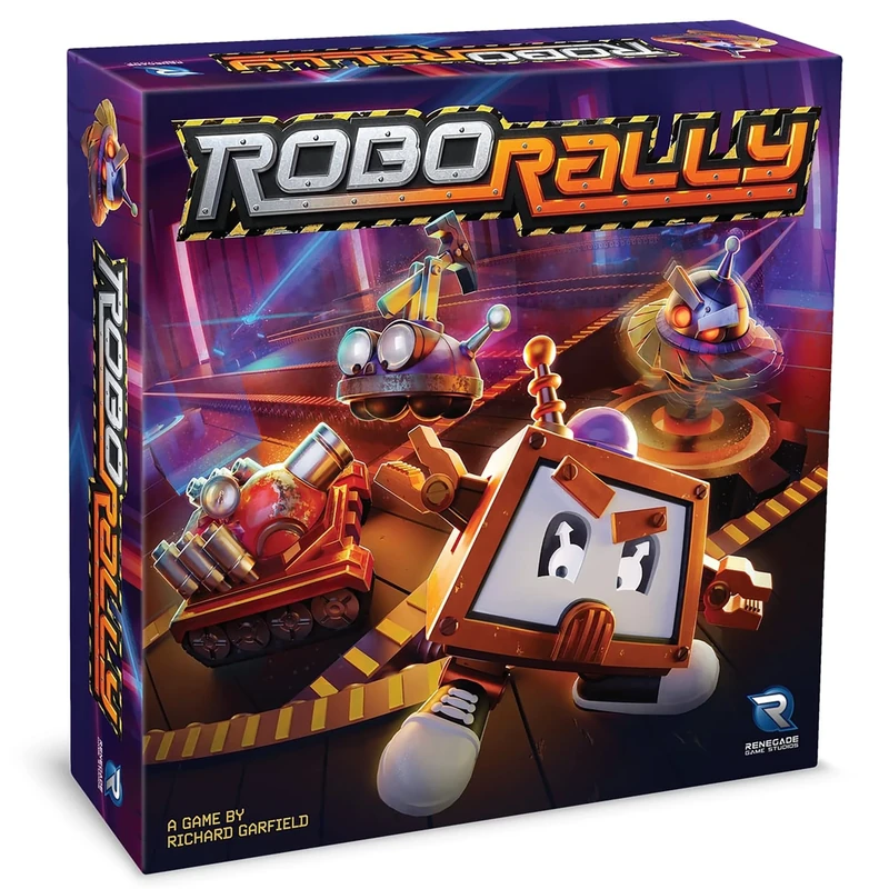Renegade Game Studios | Robo Rally | Board Game | Ages 12 Plus | 2-6 Players | 45-90 Minutes Playing Time