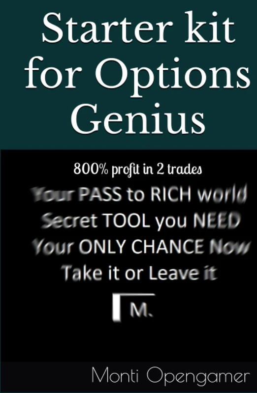 Starter kit for Options Genius: 800% profit in 2 trades