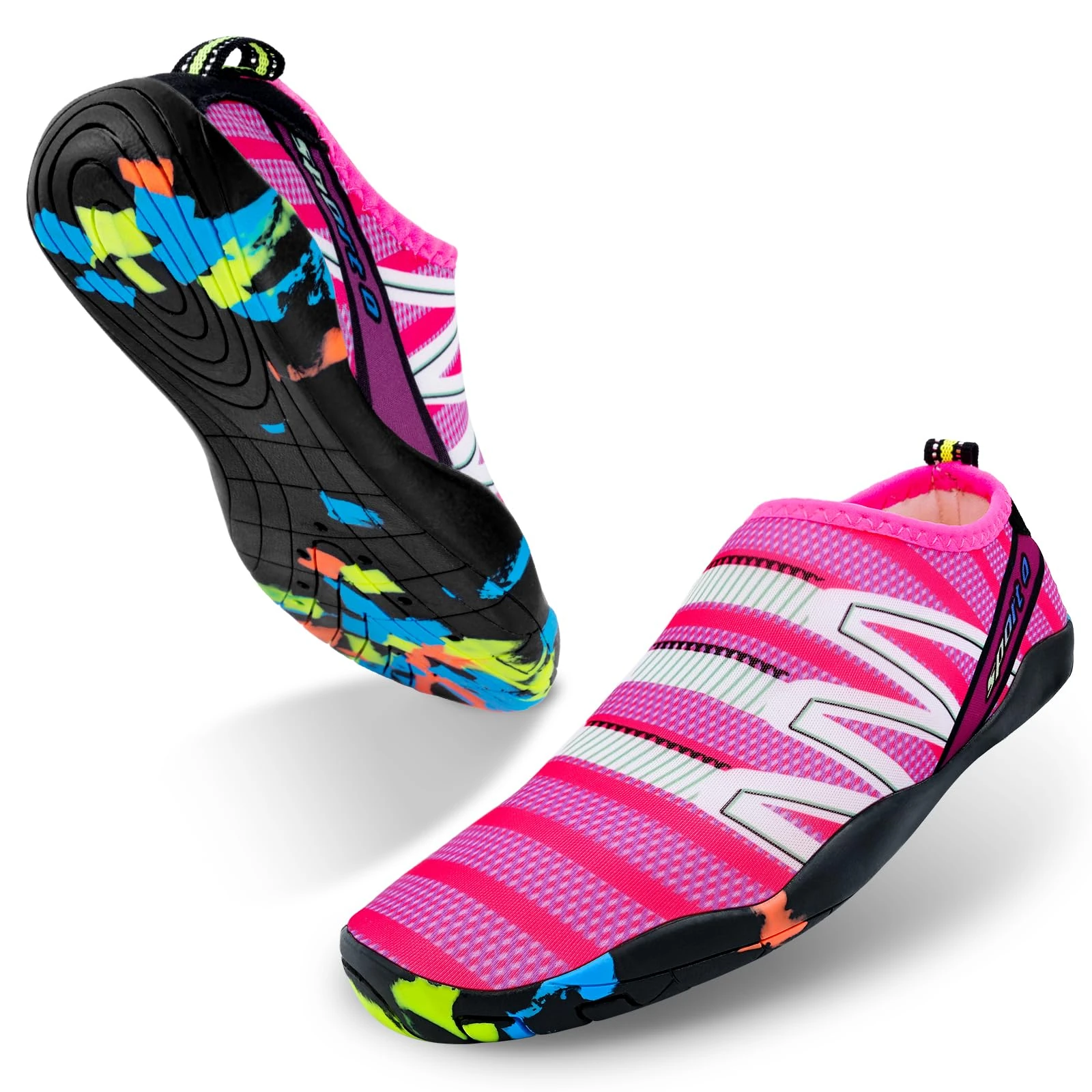 Water Beach Shoes Women Men Swim Sea Shoes,Ladies Swimming Pool Aqua Socks Barefoot Wet Wetsuit,Quick-Dry Lightweight Durable Neoprene Sole for Surf Diving Garden Walk Reef Seaside Sports Pebble