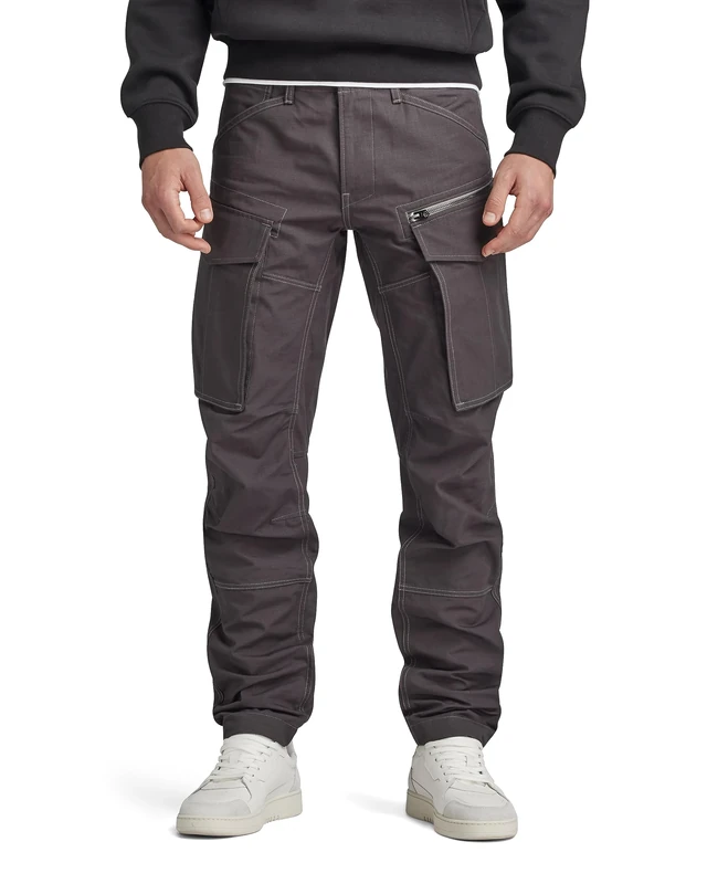 G-Star Men's Rovic Zip 3D Regular Tapered Pants, Grey (shadow D02190-D213-992), 26W / 26L