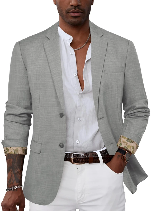 Grace Karin Mens Soft, Grey B, L