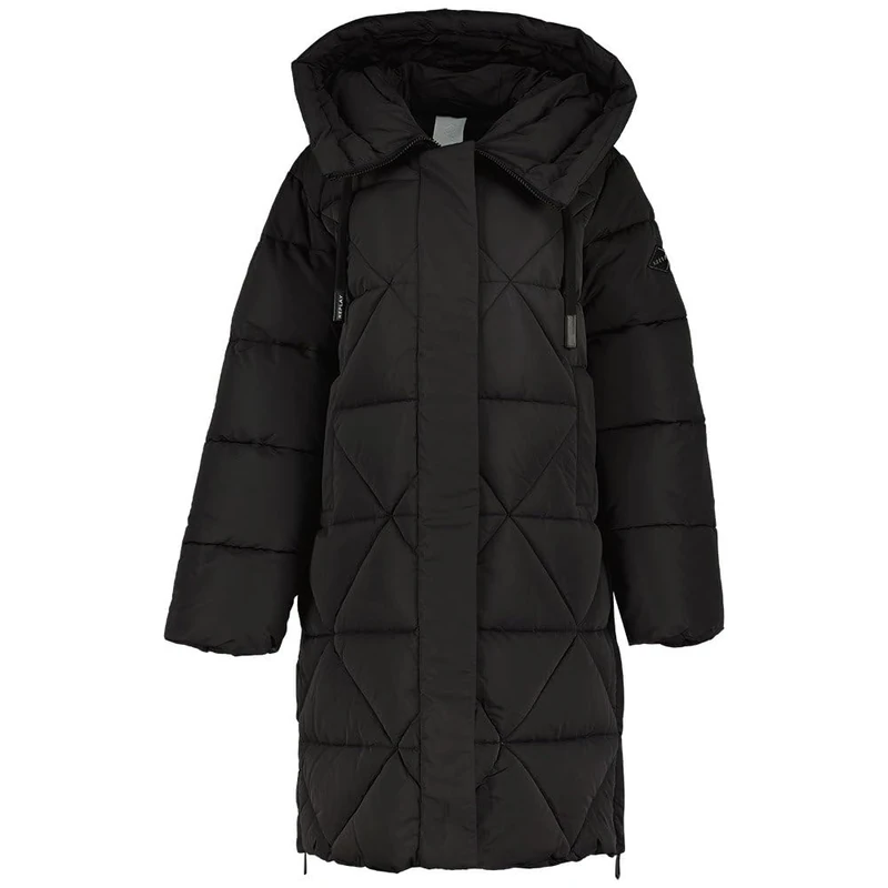 REPLAY women's coat with hood, Black 098 (Black), S