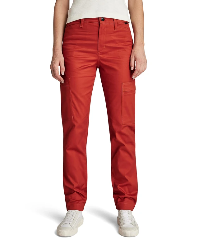G-Star Women's Slim Cargo Pants, Orange (rooibos tea D23572-C072-G052), 28W / 34L