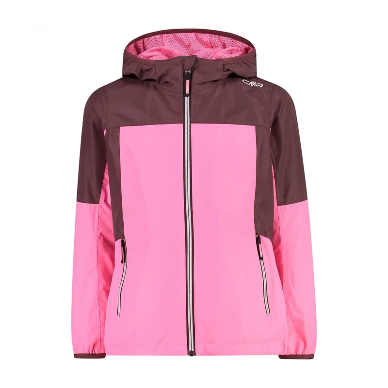 CMP - Children's hooded jacket, Pink Fluo, 116