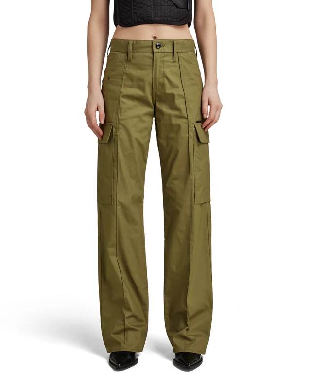 G-Star Women's Judee Cargo wmn, Green (dark olive D23569-D387-C744), 26W / 30L - Image 1
