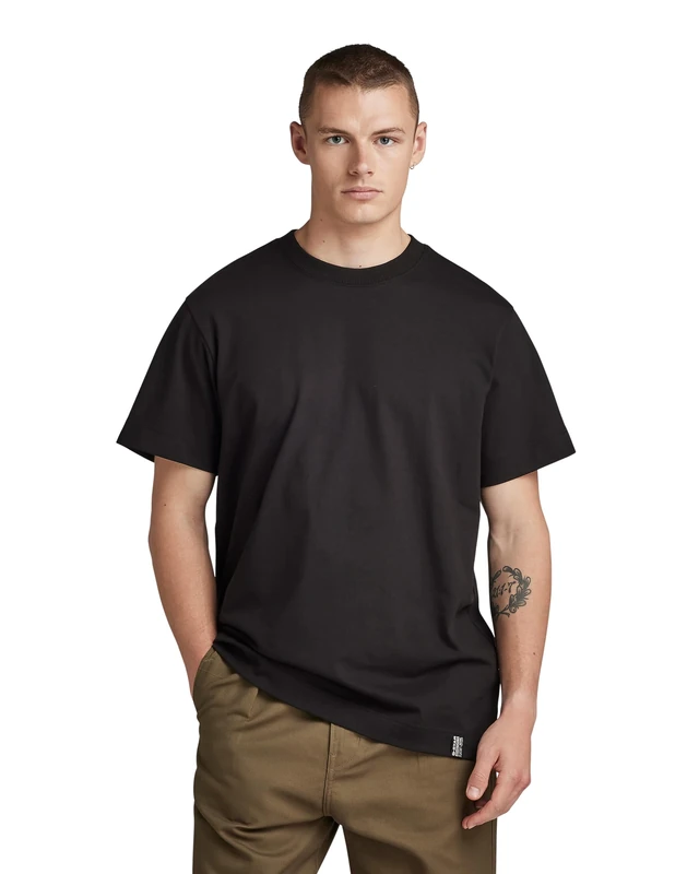 G-Star Men's Essential Loose T-Shirt, Black (dk black D23471-C784-6484), M