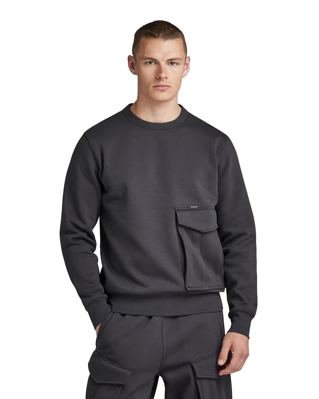 G-Star Men's Cargo r sw, Grey (shadow D23486-D425-992), M - Image 1