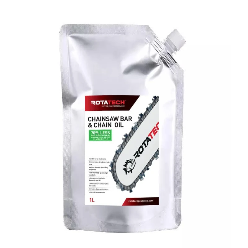 Rotatech Chainsaw Bar & Chain Oil 1L Eco-Friendly Refill Pouch
