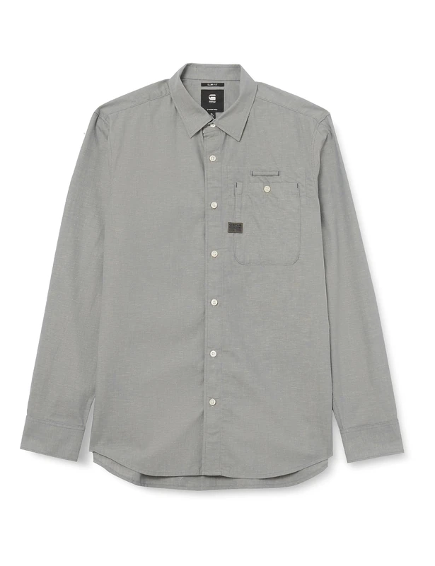 G-Star Men's Bristum 2.0 Slim Shirt , Grey (axis D23553-D187-5781), L