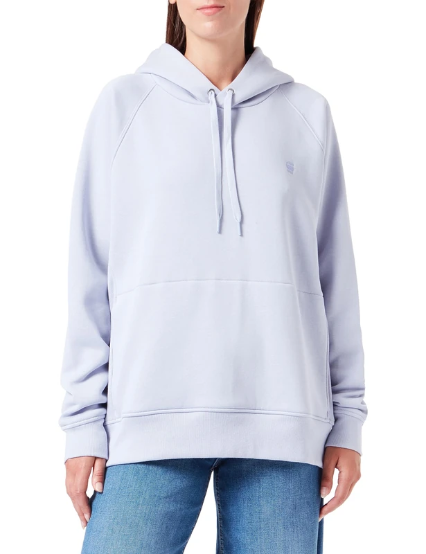 G-Star Women's Premium Core 2.0 Hooded Sweater, Grey (icelandic blue D21255-C235-G081), L