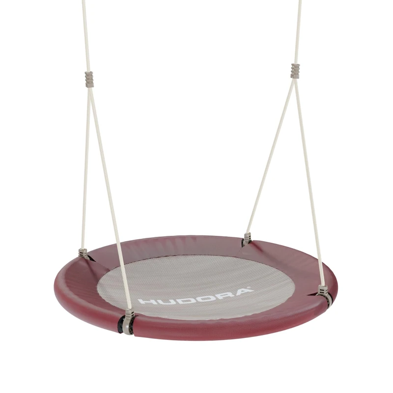 HUDORA Nest Swing Lounge - Height-adjustable nest swing with a diameter of 90/110cm for up to 150kg - Hanging swing with an enclosed seat - Family swing for indoors & outdoors