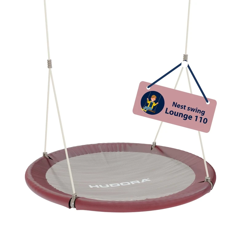 Hudora Lounge 110 nest swing, amber, Textilene, 110 cm