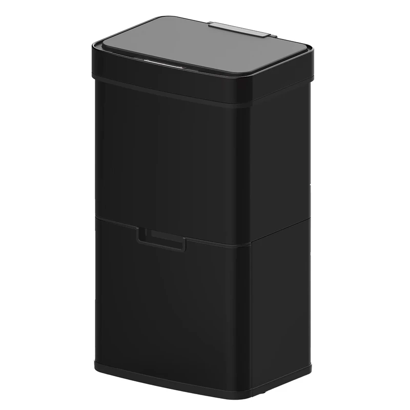 KITCHEN MOVE Narvik Automatic Kitchen Waste Bin 75L Recycling Large Capacity and Table Bin 3L