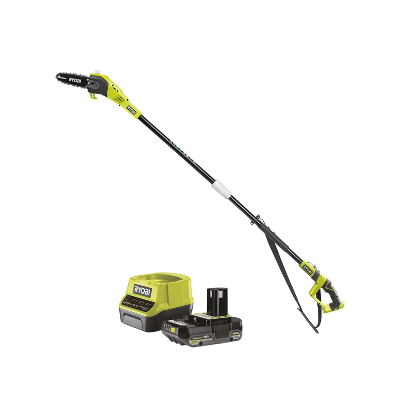 RYOBI - Pole Pruner 18V One+ max Length 3m, Delivered with 1 2Ah Battery & 1 Charger - RPP182020