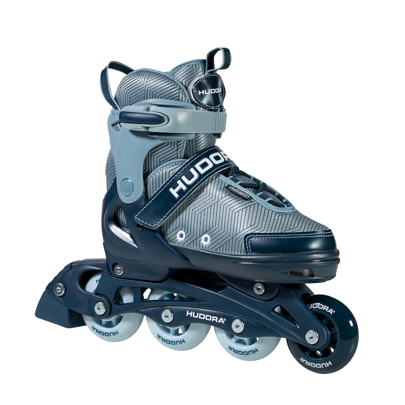 HUDORA Inline Skates Mia/Leon 2.0 - Inline skates for children/teenagers & adults in different sizes & colours - Roller skates adjustable up to 4 sizes - Comfortable & stylish skates