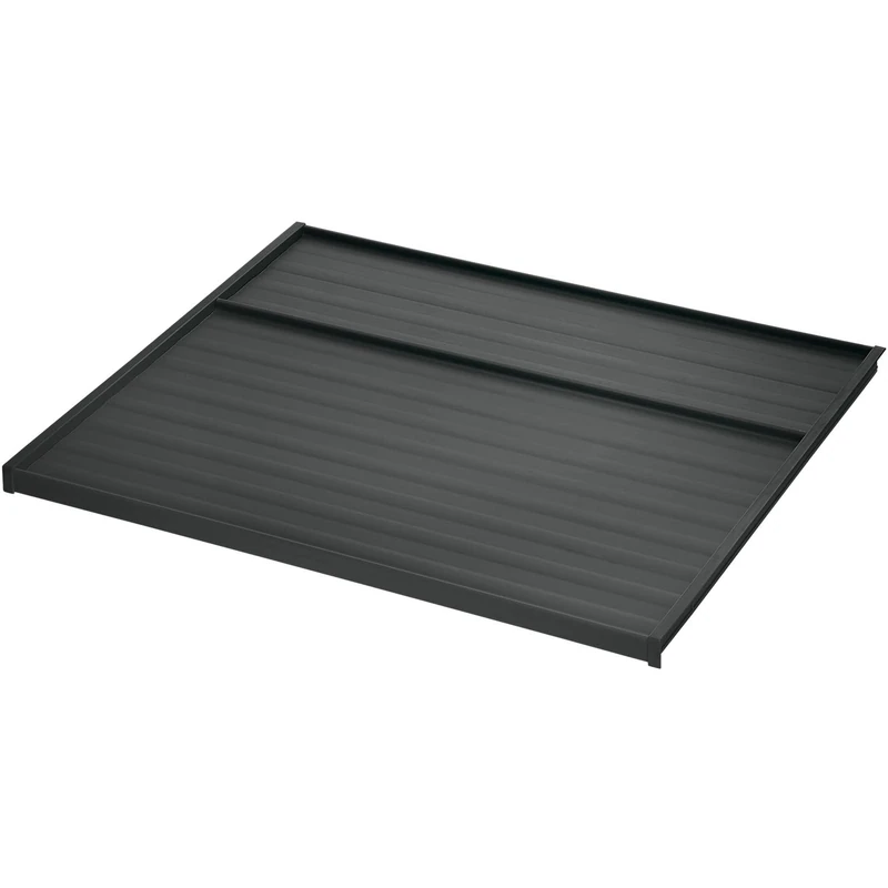 NINKA 5280.41 90680 KB 400 mm, Lid Plate for Waste Bin Eins2vier and eins2fünf, KS 18/19 mm, Plastic Dark Grey, Silver - Image 1