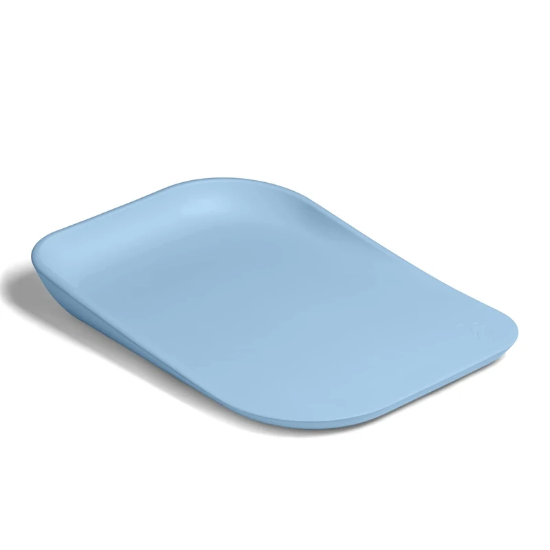 hauck Change N Clean, Light Blue - Baby Changing Mat, Wedge Table, 50 x 70 cm, Non-Toxic, Washable, Hygienic, Raised Edges, Padded, up to 25 kg, Easy Care