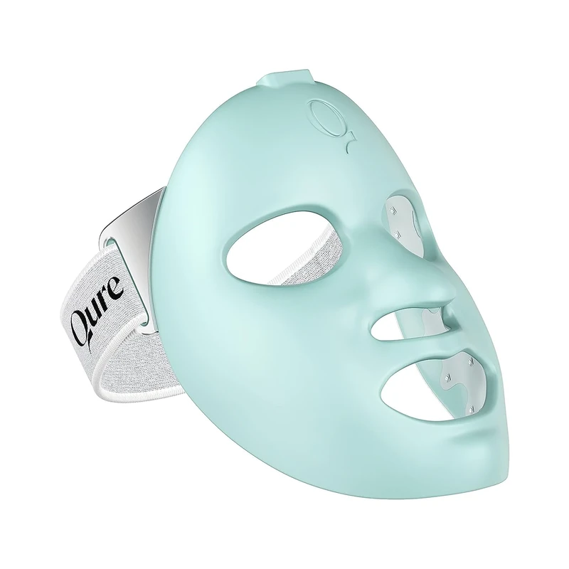 Qure LED Light Therapy Mask - Customizable LED Face Mask That Adapts to Your Skin - LED Light Mask for Fine Lines, FDA Approved, Uneven Pigmentation & Pimple-Improvement