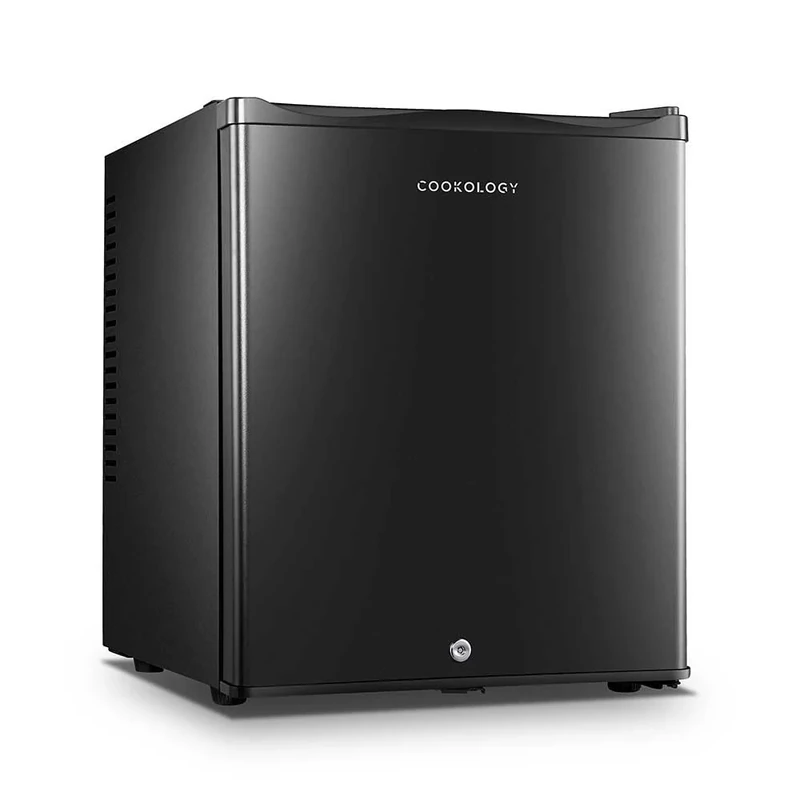Cookology CMB28BK 23 Litre Capacity Thermo Electric Mini Bar, Less Noise and No Vibration, Perfect for Hotels and Bedrooms with Lock - In Black