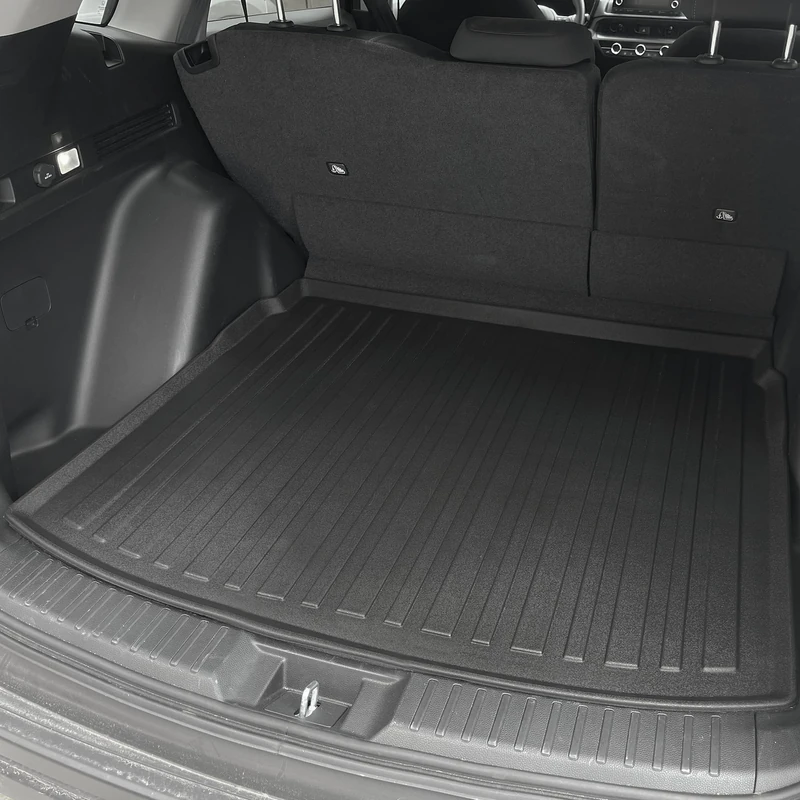 Premium Cargo Liner for Honda CR-V 2023-2024 - 100% Protection - Custom Fit Car Trunk Mat - Easy-to-Wash & All-Season Black Cargo Mat - Laser Measured Trunk Liners for Honda CR V (Upper Deck)