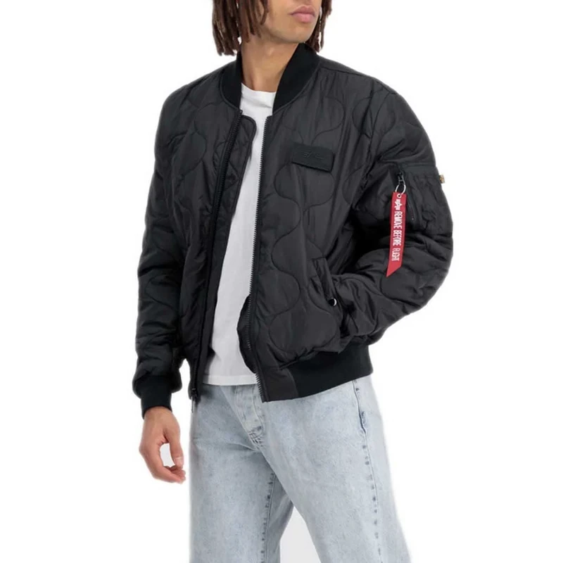 Alpha Industries MA-1 ALS Bomber Jacket for Men Black