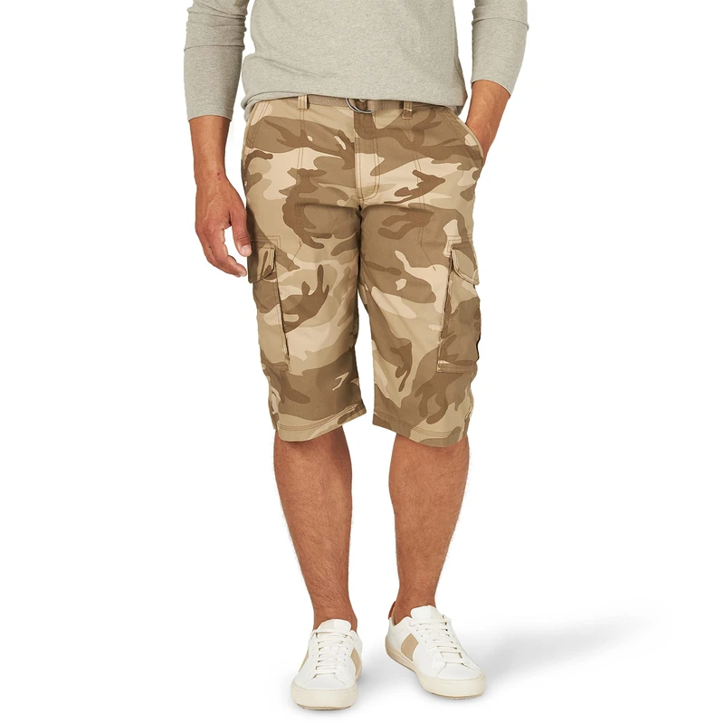 Lee Men's Sur Cargo Short, New Mountain Lion Camo - Image 1