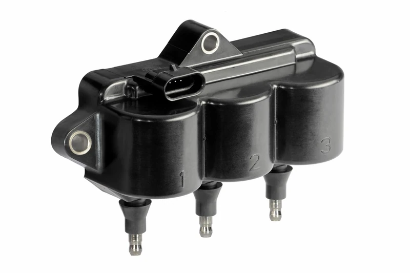 HELLA 5DA 358 168-661 Ignition Coil - 12V - 4-pin connector - Block Ignition Coil - Bolted