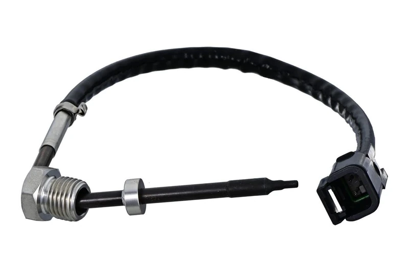 HELLA 6PT 358 181-801 Sensor, exhaust gas temperature - 2-pin connector - Bolted - Cable: 250mm