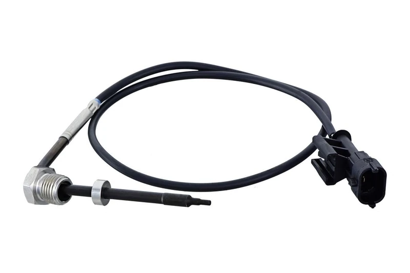 HELLA 6PT 358 181-821 Sensor, exhaust gas temperature - 2-pin connector - Bolted - Cable: 500mm