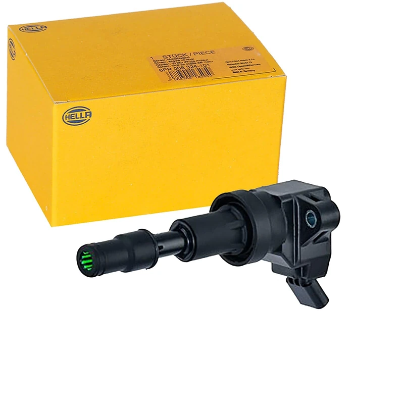 HELLA 5DA 358 168-781 Ignition Coil - 12V - 4-pin connector - Flush-Fitting Pencil Ignition Coils - Bolted