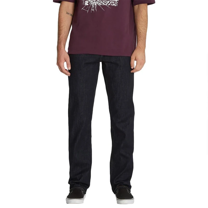 Volcom Men's Solver Denim Jean, Rinse-New, 32W x 32L