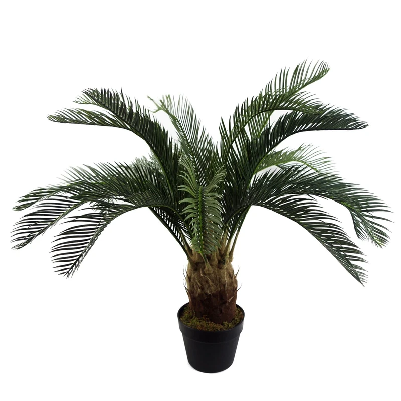 Leaf Design UK Large Artificial Palm Tree, 80cm, Cycas Tropical
