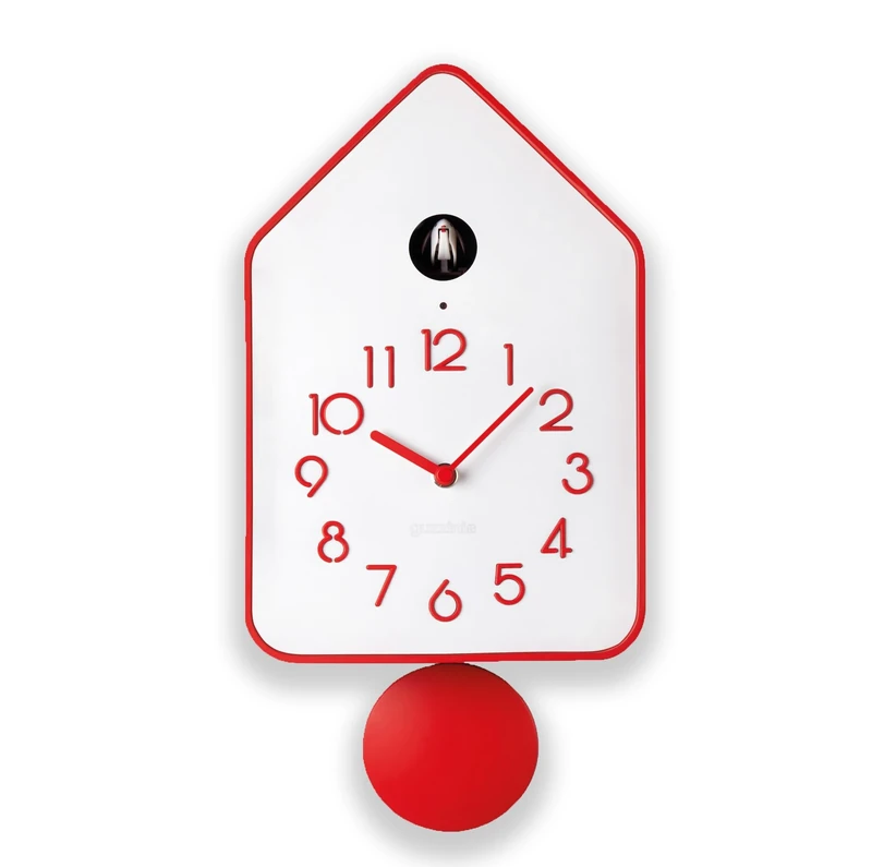 Guzzini Wall Clock, red