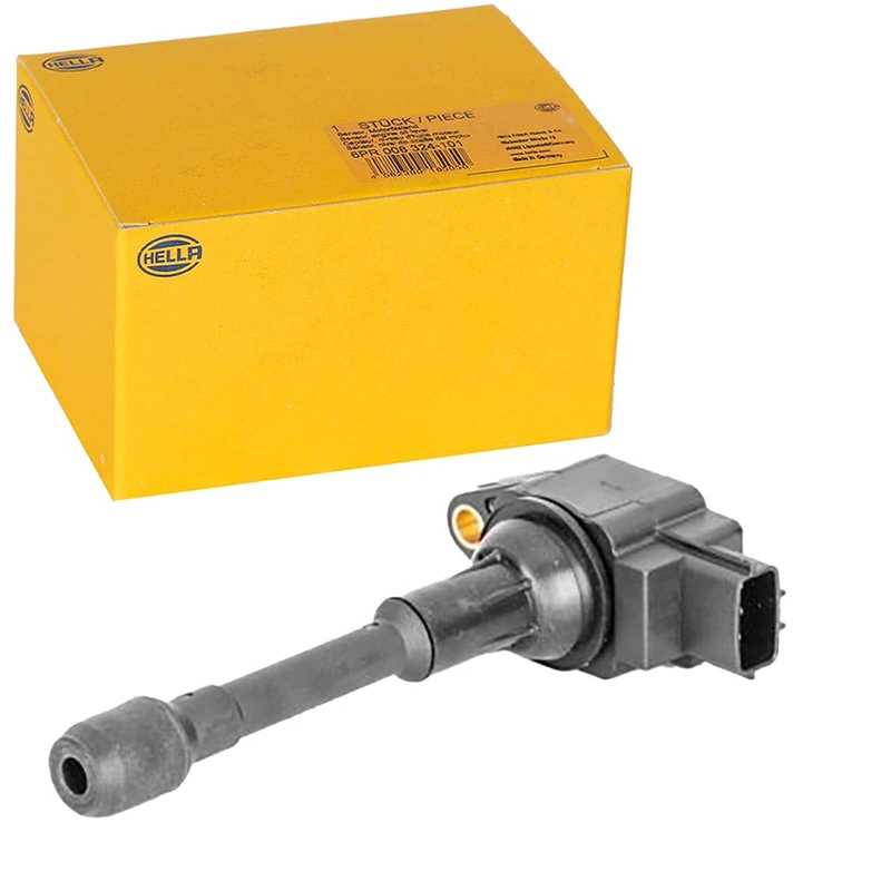 HELLA 5DA 230 036-651 Ignition Coil - 3-pin connector - Flush-Fitting Pencil Ignition Coils - Bolted