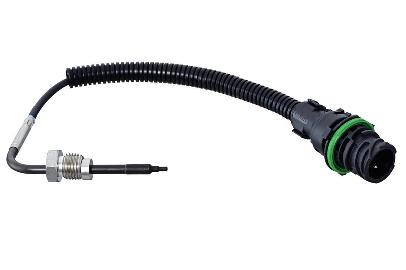 HELLA 6PT 358 181-841 Sensor, exhaust gas temperature - 2-pin connector - Bolted - Cable: 180mm