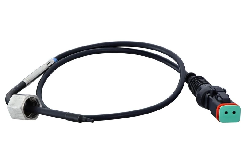 HELLA 6PT 358 181-931 Sensor, exhaust gas temperature - 2-pin connector - Bolted - Cable: 475mm