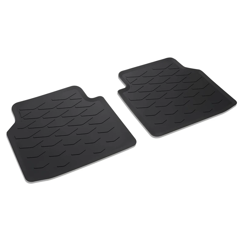 Volkswagen 11A06151282V Rubber Floor Mats Premium All-Weather Mats 2 x Rear Rubber Mats