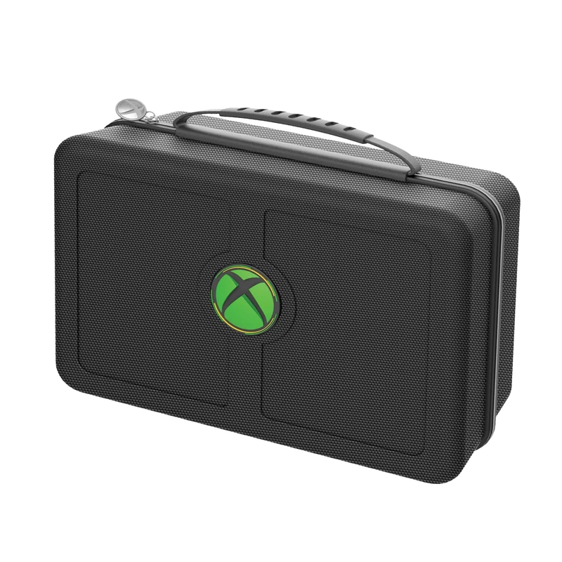 Game Traveler Xbox System S System Case - Licensed and Tested by Xbox, Hard Shell Ballistic Nylon Case, Securely Holds Your System S Console, 2 Controllers, with Mesh Pocket that Holds HDMI Cable,