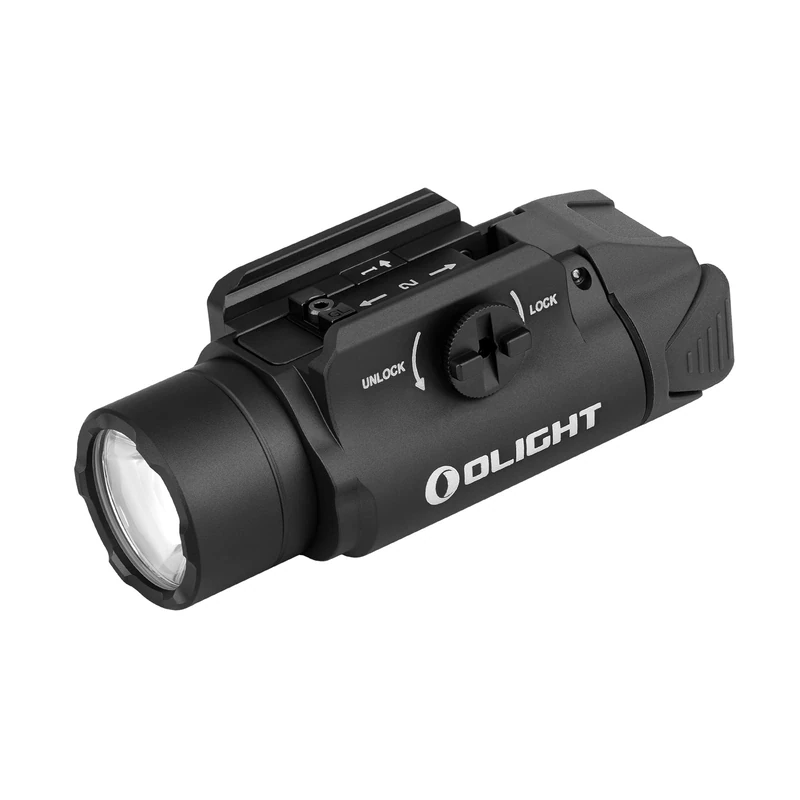 OLIGHT PL-3R Valkyrie Torch 1500 Lumens and Max Throw of 205 Meters Rail-Mounted Flashlight Suitable for Field Search (Black)