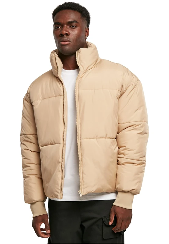 Urban Classics Women's Short Big Puffer Jacket, Unionbeige, XL - Image 1