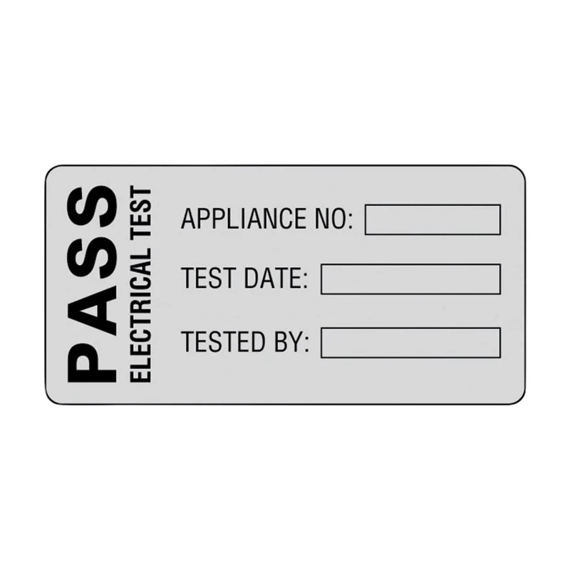Martindale POLY2 Pass PAT Test 500 Labels