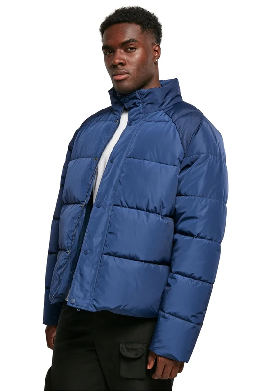 Urban Classics Women's Raglan Puffer Jacket, Darkblue, S