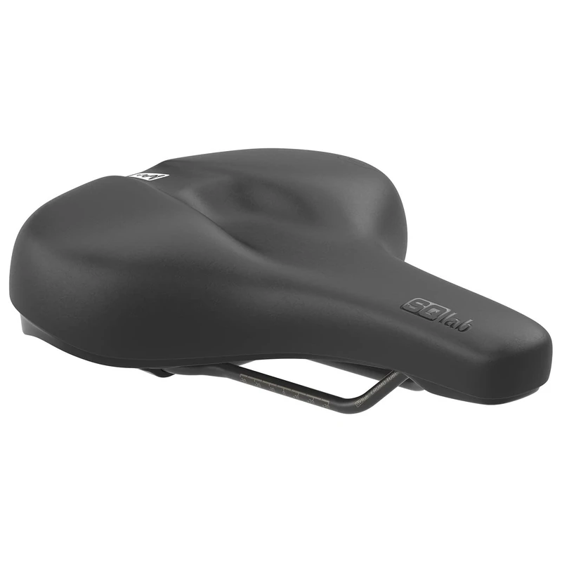 621 M-D Active 2.1, City & Comfort SQlab Bicycle Saddle, Black